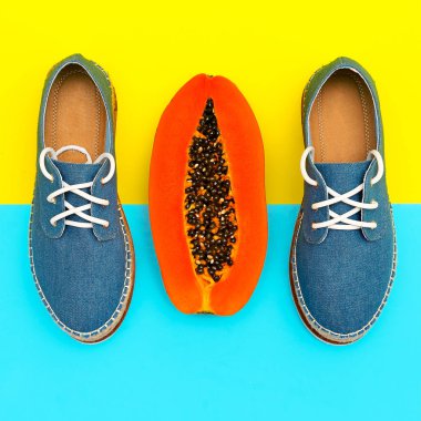 Moda kot ayakkabılar. Yaz düz yatıyordu bak