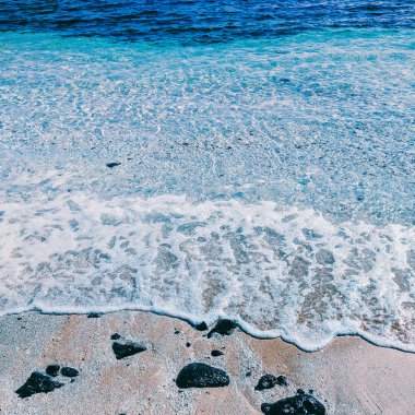 Okyanus. Kanarya Adası. Seyahat en az vibes