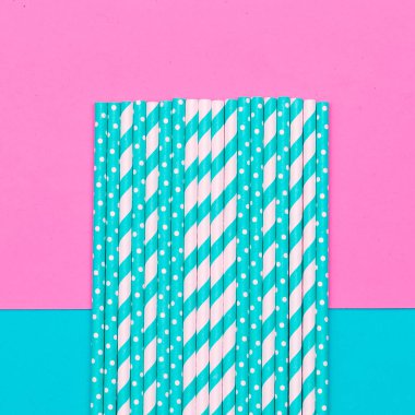 Kokteyl tüp. Şeker Minimal sanat moda kavramı