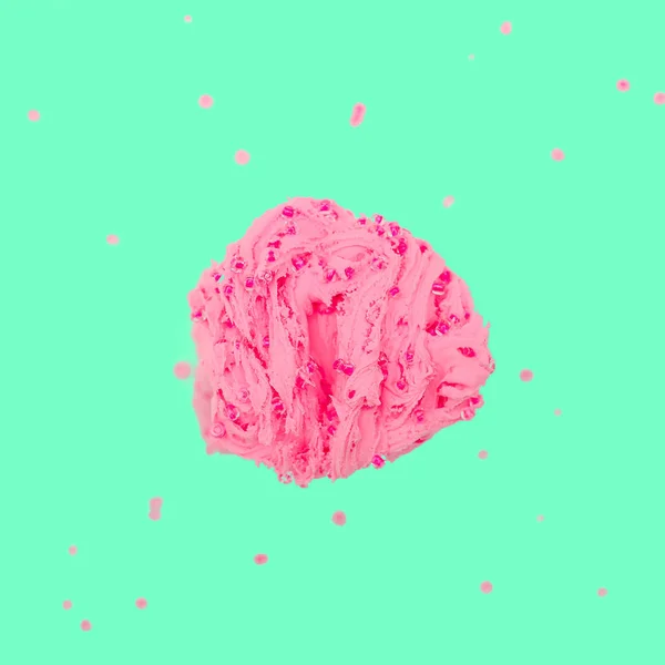 Rózsaszín pasztell textúra gyurmát. Minimális színek koncepció — Stock Fotó