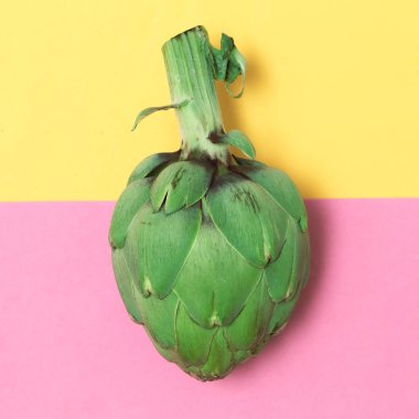 Enginar. Minimal vegan yaratıcı konsept