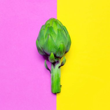 Enginar Bitki Minimal vegan tasarım konsepti