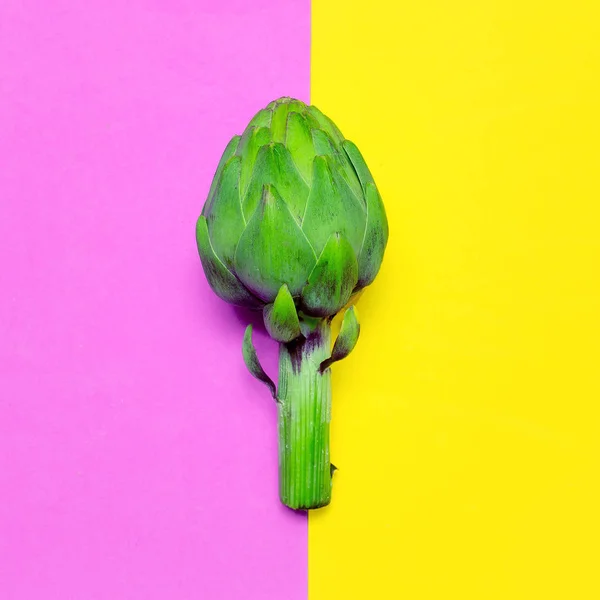 Artisjok plant minimale Vegan design concept — Stockfoto