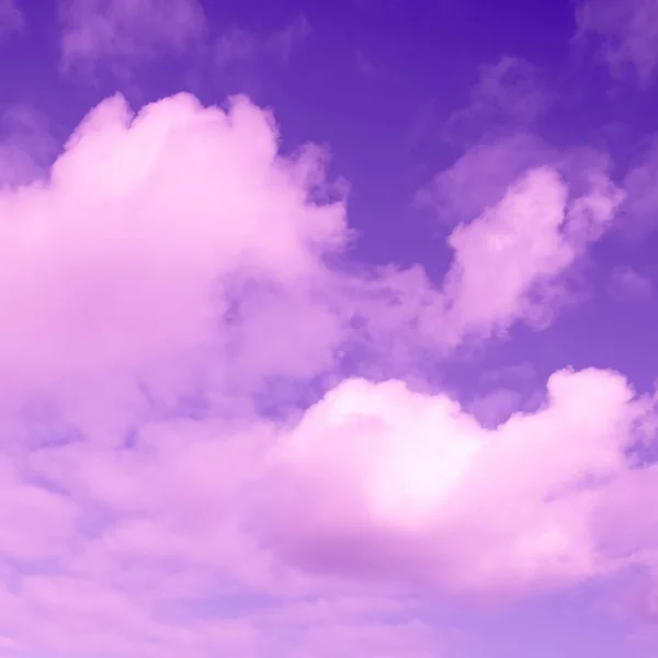 Небо. Фіолетовий. концепція мрій Єдинорога — стокове фото