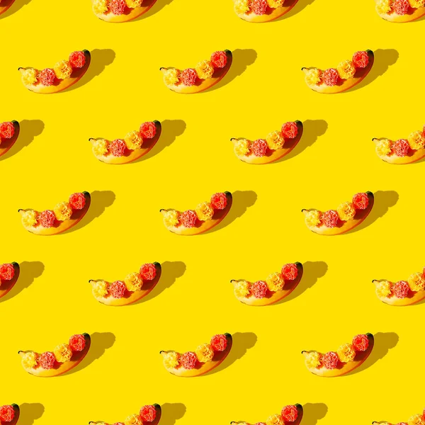 Seamless pattern. Banana. Use for t-shirt, greeting cards, wrapp — Stock Photo, Image