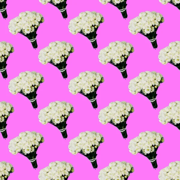 Seamless  pattern. Bouquet. Use for t-shirt, greeting cards, wra — Stock Photo, Image