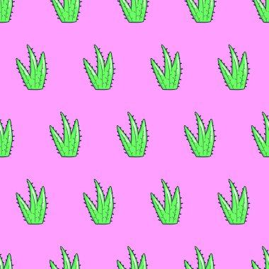 Kusursuz desen. Kaktüs arka plan. T-shirt için kullanın, tebrik c