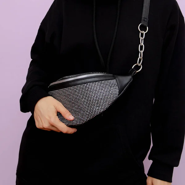 Accesorios Trend Clutch Bag. Moda calle estilo urbano — Foto de Stock