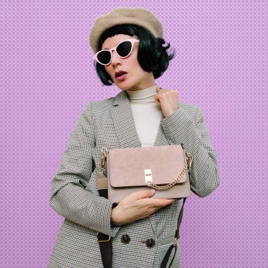Klasik Parisli Şık Model tarzı. Moda sonbahar kıyafetleri ve...
