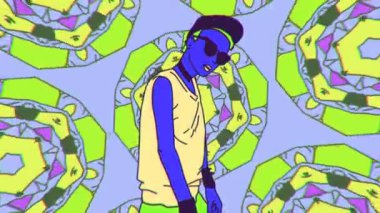 Çağdaş sinema sanatı. Parti Moda Kızı. Kaleydoskop titreşimleri