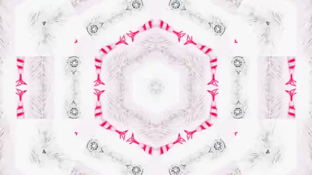 Motion creative art. Kaleidoscope. Ideal for screens night clubs and chill out zones — Stock Video