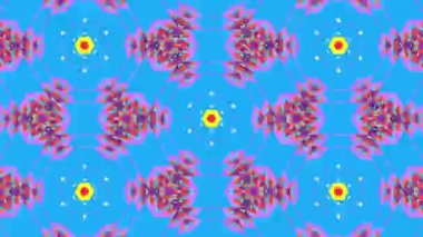 Motion Creative Art. Renkli Kaleydoskop. Gece kulüpleri ve dinlenme bölgeleri için ideal