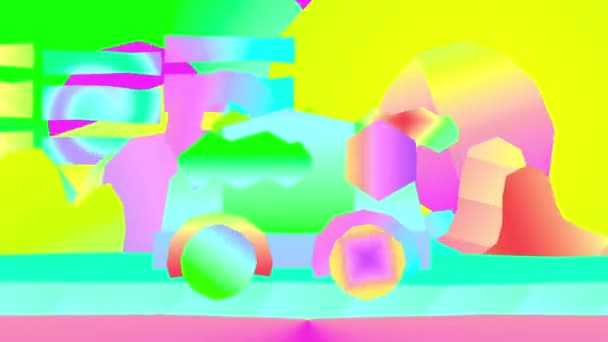 Textures géométriques dégradées et objet. Art du collage Zine. Animation design moderne