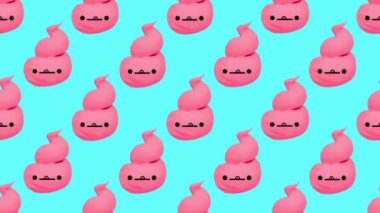 Hareket desenli sanat. Komik tatlı karakter. Kawaii