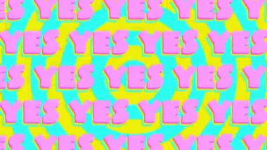 Hareket yaratıcı model tasarımı. Metin Evet