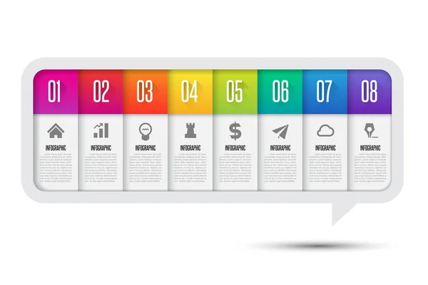 インフォ グラフィック デザイン要素 ベクトル Eps10 — ストックベクタ