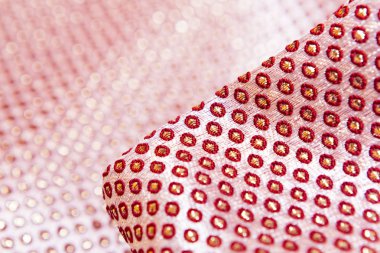 kumaş, yan, arka planını vurgulamak kumaş dokusuna. altın rengi