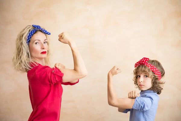 Wir Schaffen Das Frauentag März Frühjahrsferienkonzept — Stockfoto