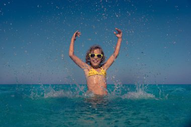 Yaz tatili ve aktif yaşam tarzı kavramı