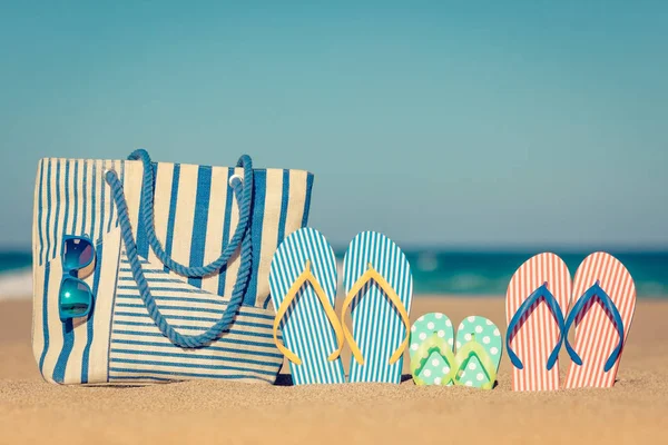 Vacaciones de verano Viajes Playa del Mar — Foto de Stock