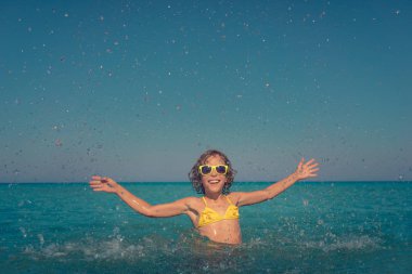 Yaz tatili ve aktif yaşam tarzı kavramı