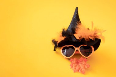 Korkunç Halloween cadı tatil kavramı