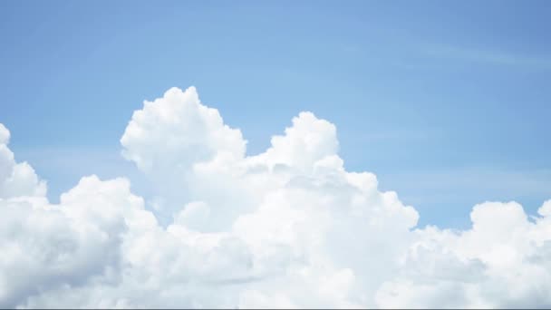 Natureza Fundo Cloud Running Mover Céu Time Lapse Uhd Vídeo — Vídeo de Stock
