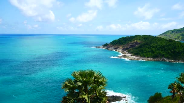 Nejkrásnější Pohled Mořskou Krajinu Phuketu Grafický Klip Uhd — Stock video