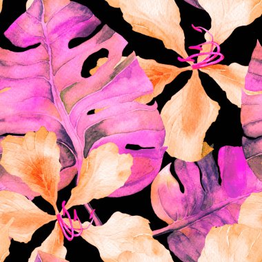 Suluboya Tropikal Desen.