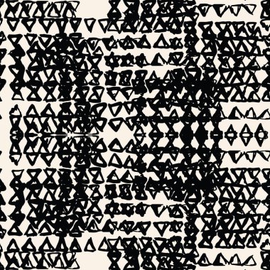 Üçgen kravat boya desen.