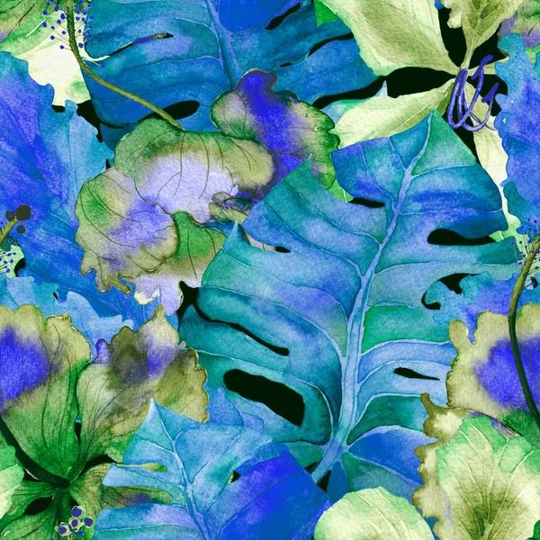 Aquarelle motif tropical . — Photo