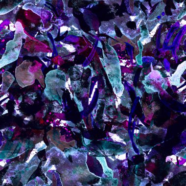 Suluboya etnik seamless modeli.