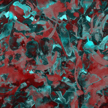 Suluboya etnik seamless modeli.