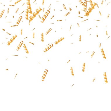 Altın konfeti arka plan.