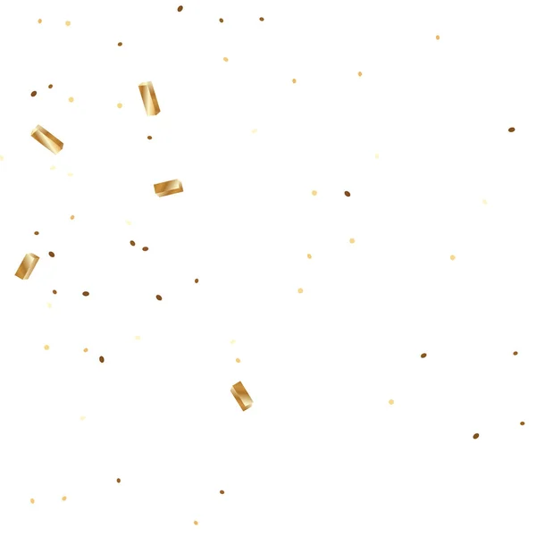 Gold Konfetti Hintergrund. — Stockvektor