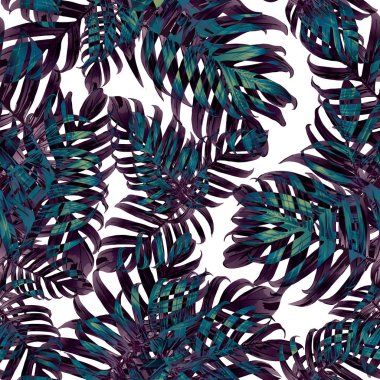 Palm Monstera Seamless modeli