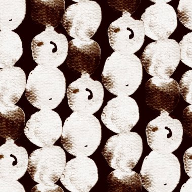 Daire geometrik suluboya desen.