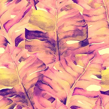 Suluboya Tropikal Desen.