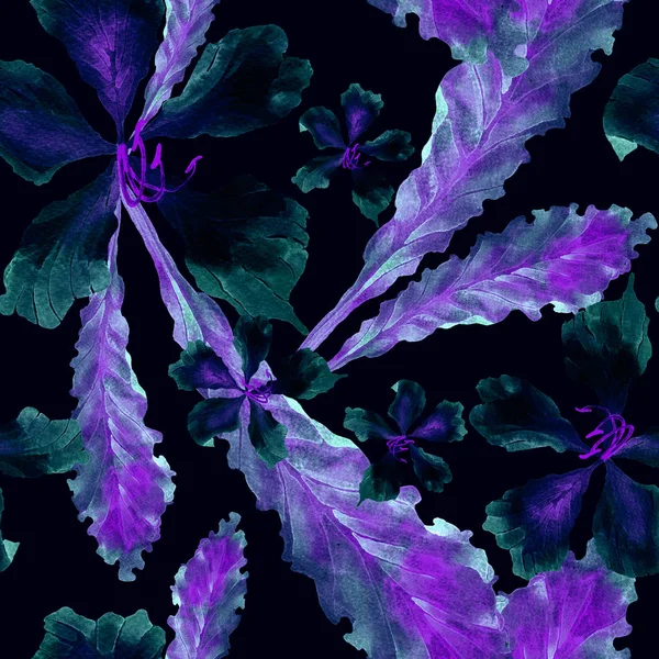 Aquarelle motif tropical . — Photo