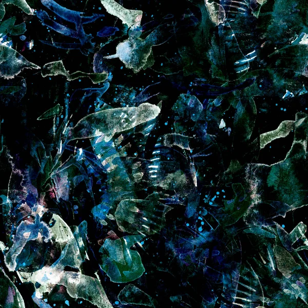 Suluboya etnik seamless modeli.