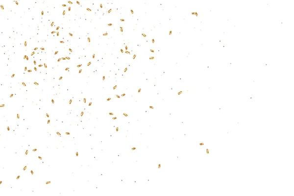 金の紙吹雪の背景. — ストックベクタ