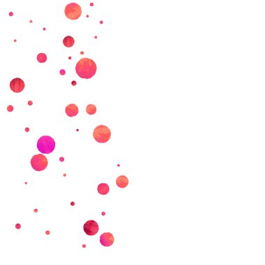 konfeti kırmızı arka plan.