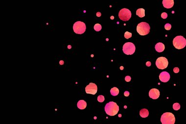 konfeti kırmızı arka plan.