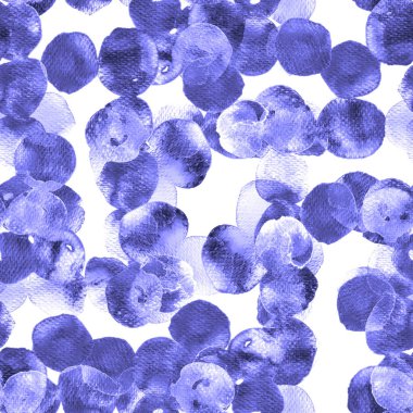 Daire geometrik suluboya desen.