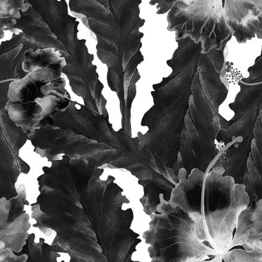 Suluboya Tropikal Desen.