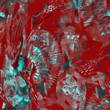 Suluboya etnik seamless modeli.