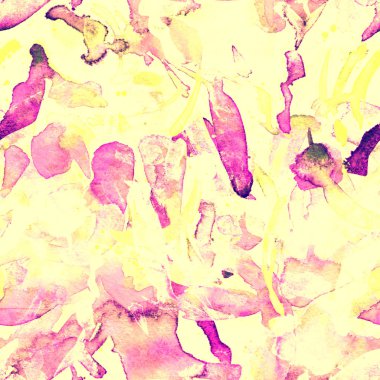 Suluboya etnik seamless modeli.