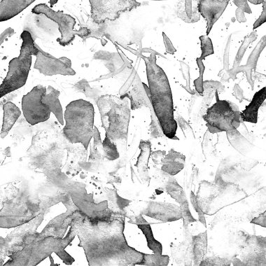 Suluboya etnik seamless modeli.