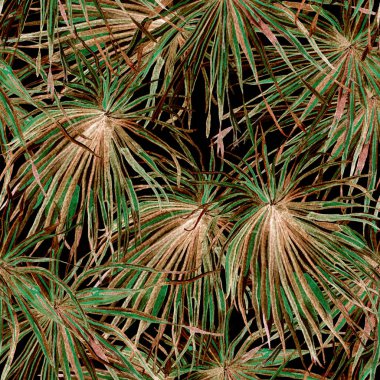 Egzotik desen. Yaz suluboya arka plan.