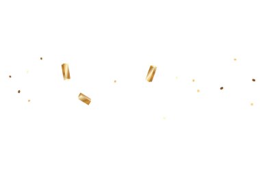 Altın konfeti arka plan.